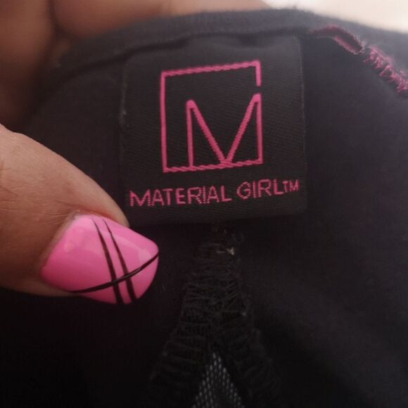 Material Girl Bodycon Net Back Mini Dress Medium Black - Picture 5 of 16